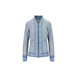 Christiania Fem Jacket, blueshadow offwhite, Dale of Norway