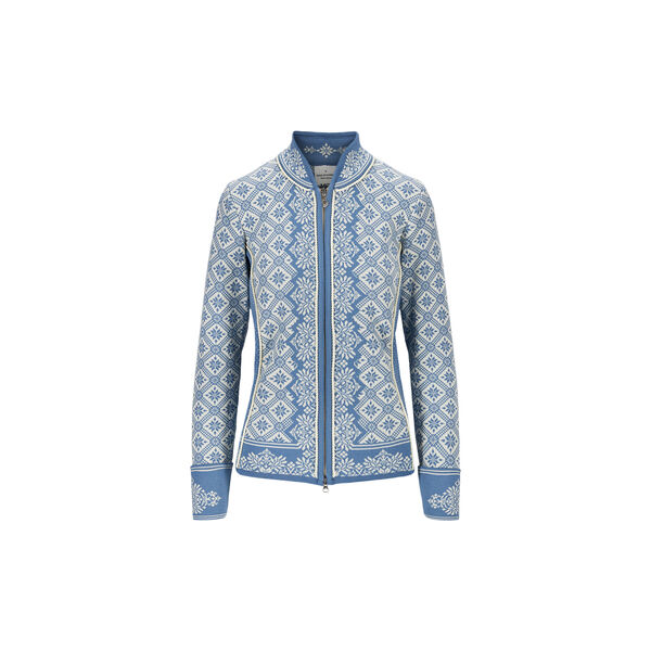 Christiania Fem Jacket, blueshadow offwhite, Dale of Norway
