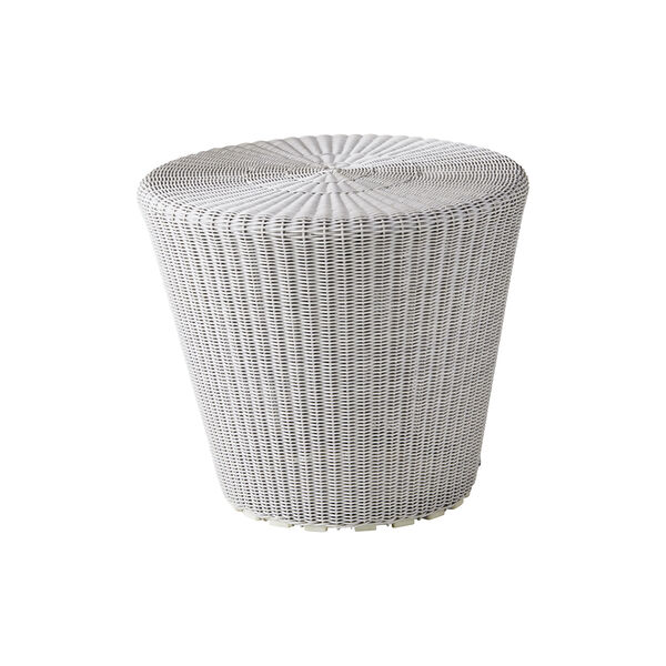 Kingston sidebord/skammel, whitegrey, Cane-line