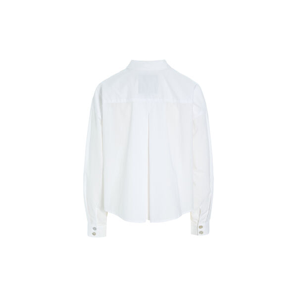 Core cotton skjorte med folder, white, BITTE KAI RAND