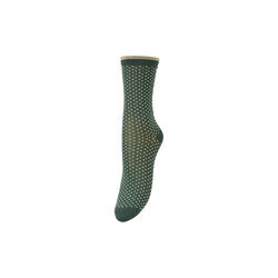 Ditsy Glitter Sock, bronze green, Becksöndergaard
