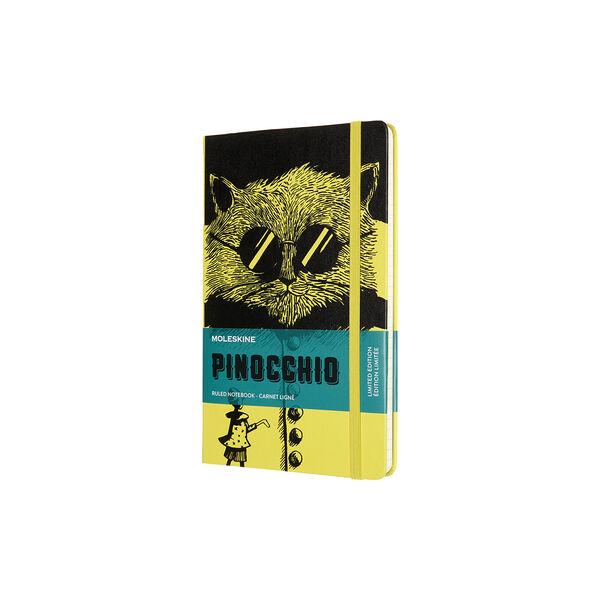 Pinocchio The Cat Notebook linjert, multifarget, Moleskine