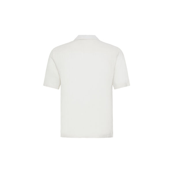 CFSAUBY SS RS Linen Shirt, snow white, Casual Friday