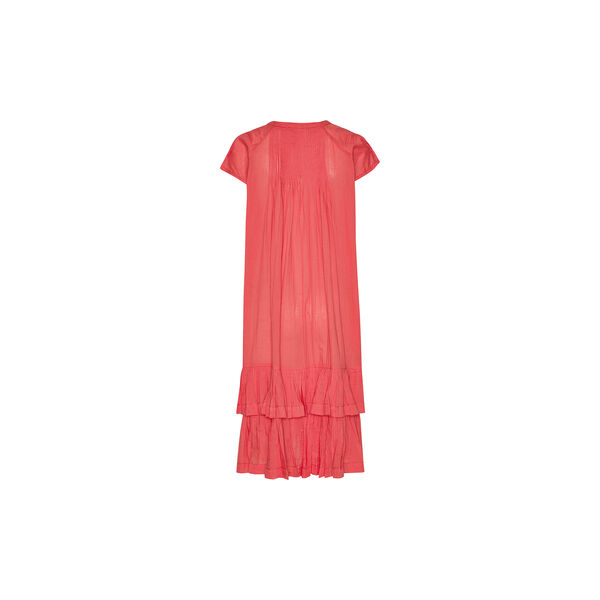 Short Sleeve Long Dress, spiced coral, Ilse Jacobsen Hornbæk