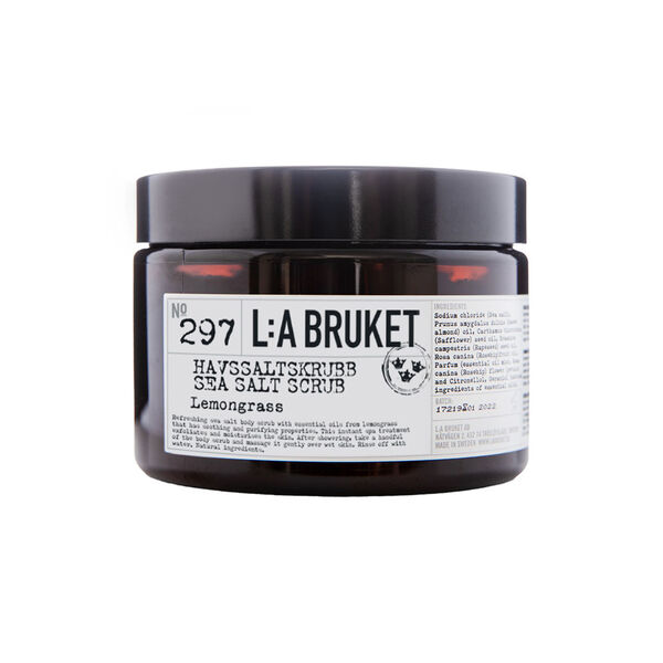 No. 063 havsaltskrubb, sitrongress, L:a Bruket