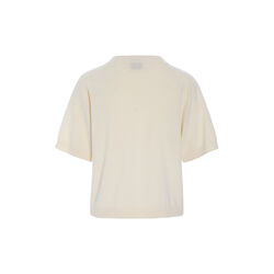 Kumo Cashmere Short-Sleeved Blouse, vanilla, BITTE KAI RAND