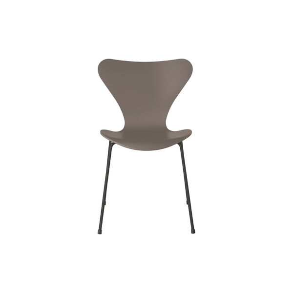Serie 7&trade; 3107 lakkert stol, deep clay/warm graphite, Fritz Hansen