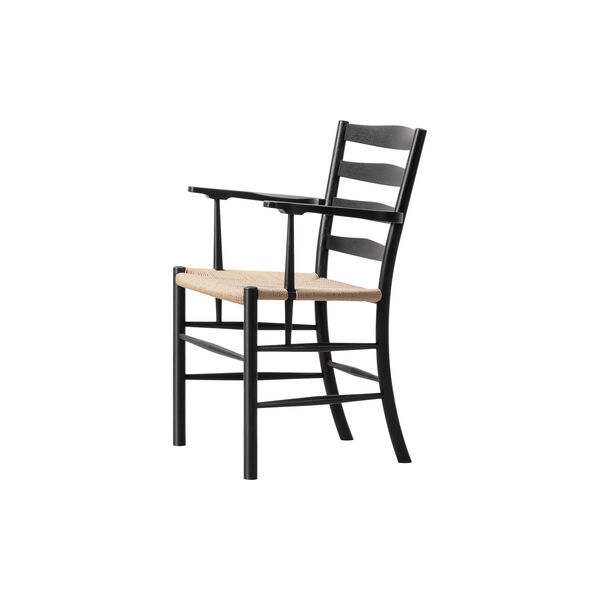 Klint Armchair, svartlakkert eik, Fredericia Furniture