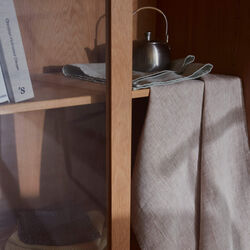 Plain Oppvaskh&aring;ndkle, ler melang&eacute;, Georg Jensen Damask