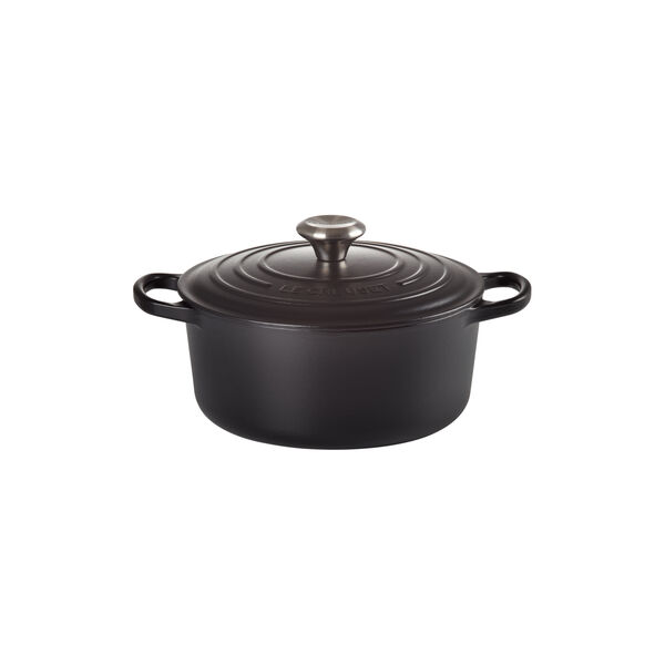 Signature rund gryte &Oslash; 24 cm, matte black, Le Creuset