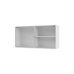 RIPPLE I Vitrine Cabinet, 101 new white, Montana Furniture