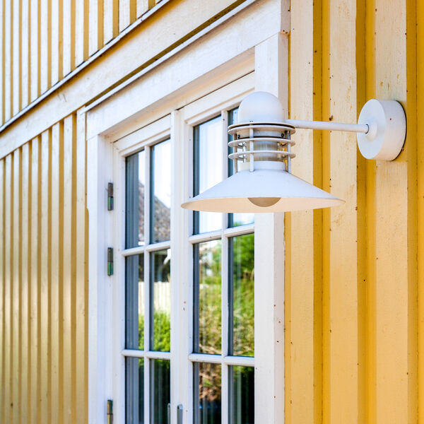 Nyhavn Outdoor Wall Lamps, white Nyhavn Outdoor Wall Lamps, white, Louis Poulsen
