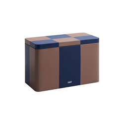 Tinbeholder, brown/midnight blue, HAY
