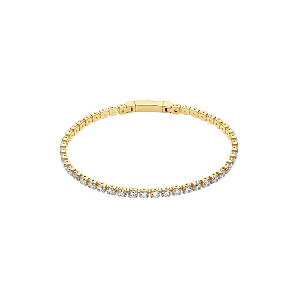 Ellera Grande Armb&aring;nd | &Oslash; 18 | Forgylt/hvit, Sif Jakobs Jewellery