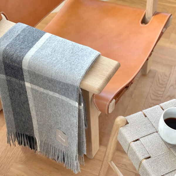 Manhattan pledd, grey, ELVANG