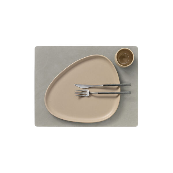 Nupo dekkebrikke Square L, grey, LIND DNA