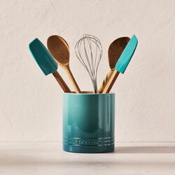 Bestikk og redskapskrukke, bleu riviera, Le Creuset