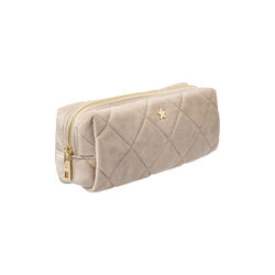 Velvet Quilted Tool Pouch, dark sand, DARK department