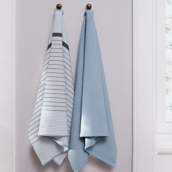 COMET Tea Towel | Blue Hour | Kj&oslash;kkenh&aring;ndkle, Georg Jensen Damask