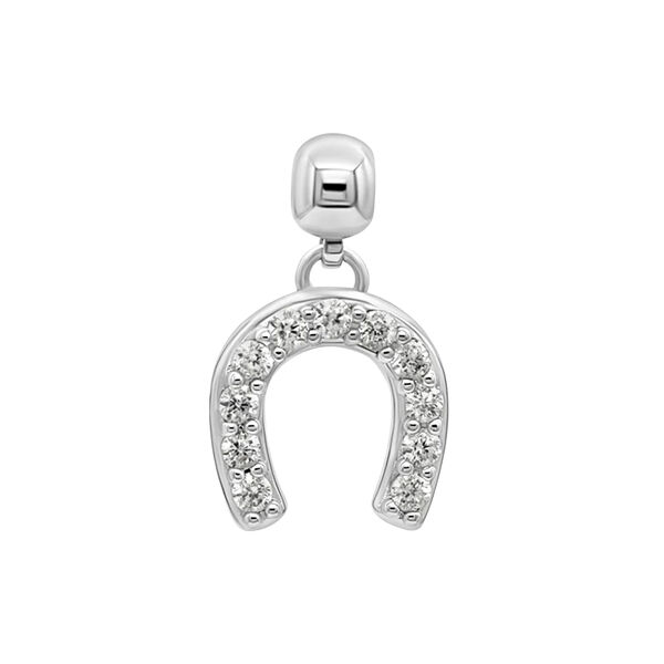 Horse Shoe Charm, s&oslash;lv, WHO IS SHE