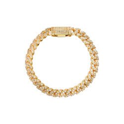 Classic Mexican chain bracelet, Crystal Haze