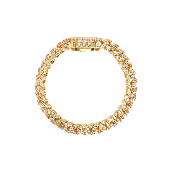 Classic Mexican chain bracelet, Crystal Haze