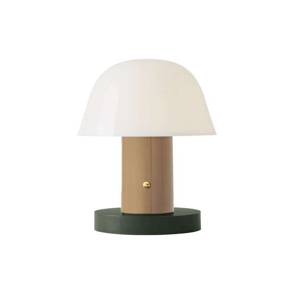 Setago JH27 bordlampe, nude/forest Setago JH27 bordlampe, nude/forest, &Tradition