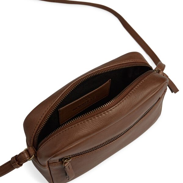 TerraMBG Crossbody-veske Myk Vintage, konjakk m/br. gull, Markberg