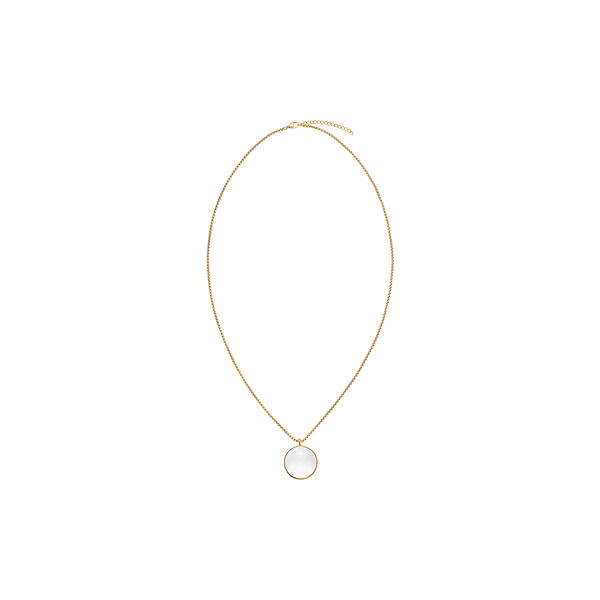 Lume Langt halsskjede medium, gull, Hadeland Glassverk