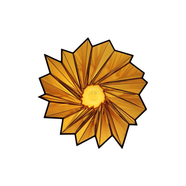 Shanghai vase, amber, Kartell