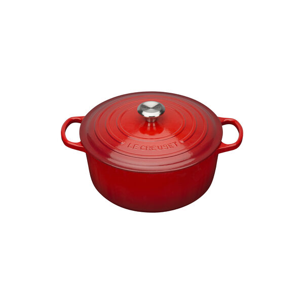 Signature rund gryte Ø 28 cm, cerise, Le Creuset
