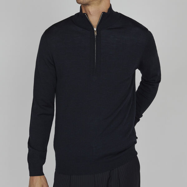 MAmason SZ Knit Pullover, dark navy melange, Matinique