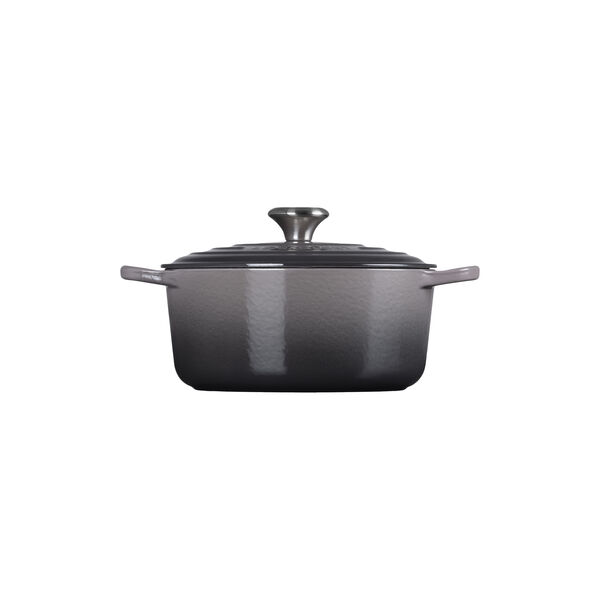 Signature st&oslash;pejern rund gryte &Oslash; 24 cm, flint, Le Creuset