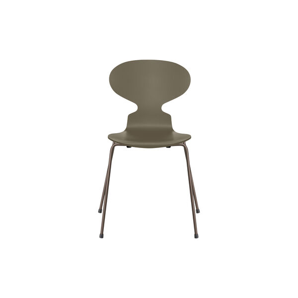 Myren&trade; 3101 lakkert stol, olive green/brown bronze, Fritz Hansen