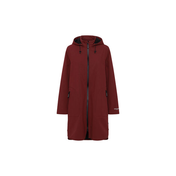 Softshell regnjakke, rustrød, Ilse Jacobsen Hornbæk