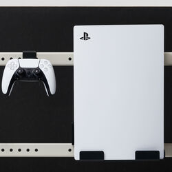 PS5 Mount, charcoal, Pedestal