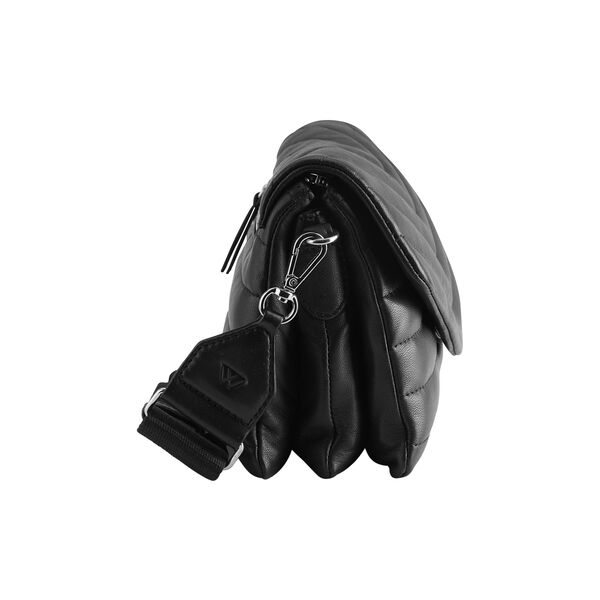 Susana Puffer Crossbody veske, svart, Markberg