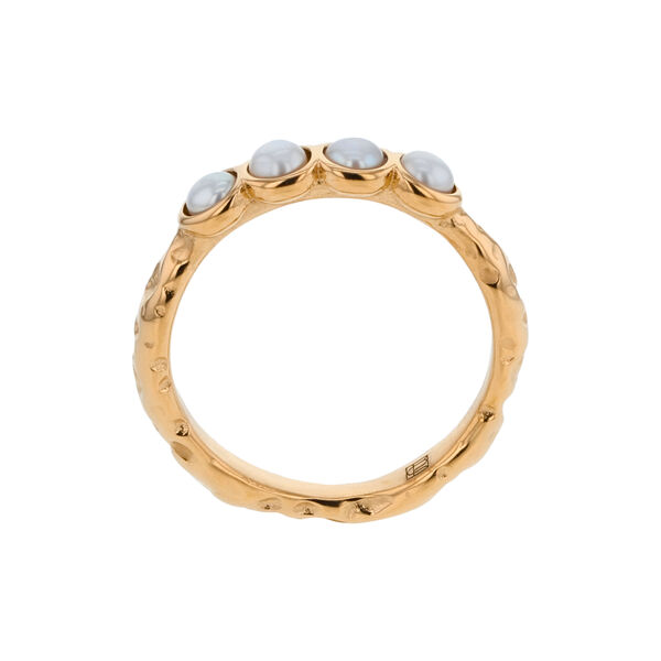 The Pearl Row ring, gull, CAMILLA PIHL