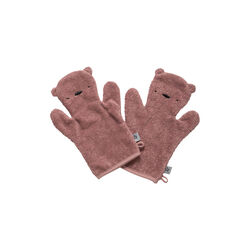 Badehanske sett, blossom pink, Sebra