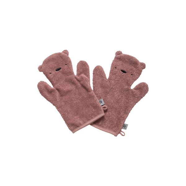 Badehanske sett, blossom pink, Sebra