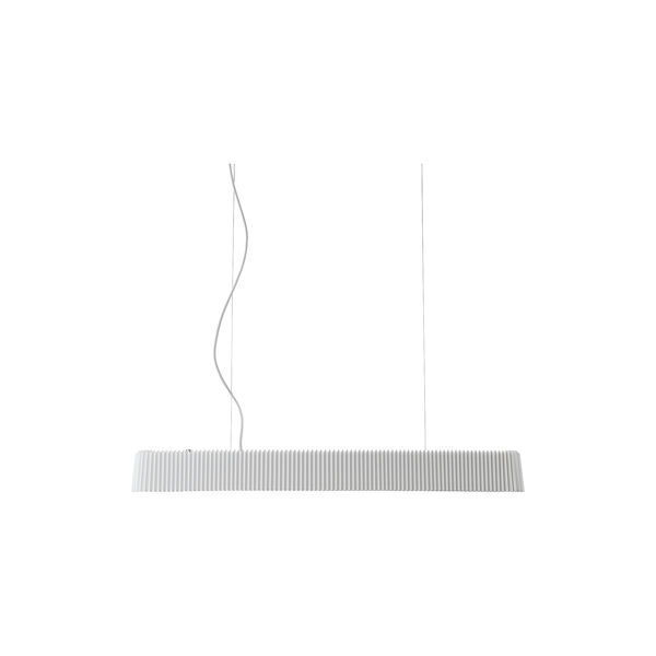 LK 189SS Long Pleat pendel med standardskjerm, rustfritt st&aring;l, LE KLINT