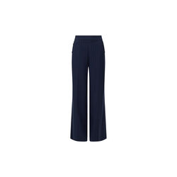Alia Pinstripe Trousers, new navy/linen white, French Connection