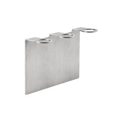 VEGGOPPHENG i rustfritt børstet stål, Elm Organics