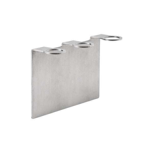 VEGGOPPHENG i rustfritt børstet stål, Elm Organics