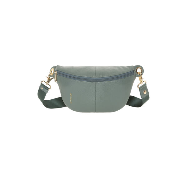 Mellow Leather Bum Bag, dark forest, Mandarina Duck