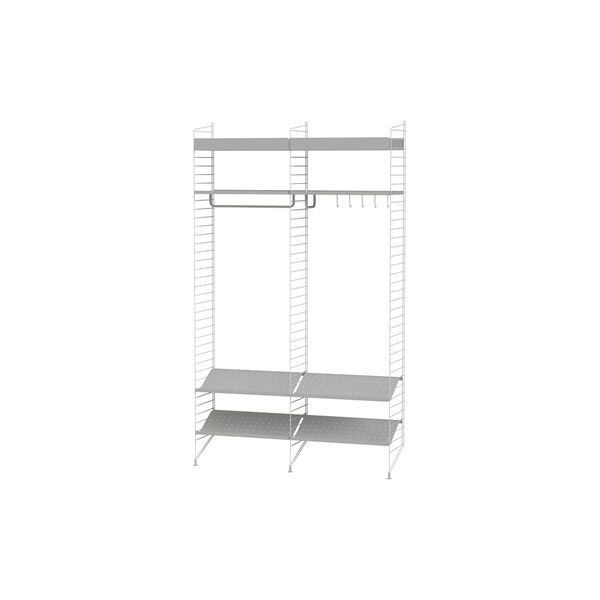 Hallway Bundle K, grey/grey, String Furniture