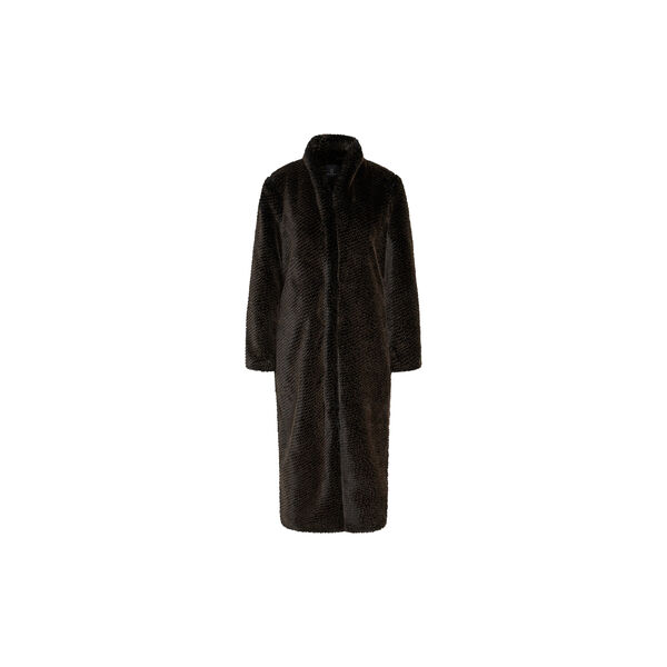 FurryBBCasala frakk, mørk brun, Bruuns Bazaar