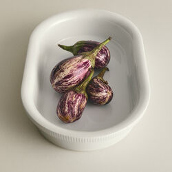 Bernadotte oval ovnfast fat, Georg Jensen