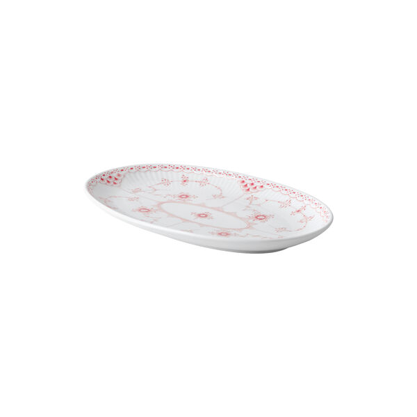 Korall Musselmalt Halvblonde fat oval 23,5 cm, Royal Copenhagen
