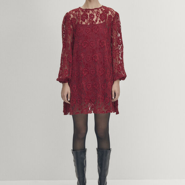 Dablon kjole, blondevin, ALOHAS